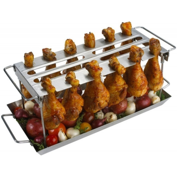 Grillpro Wing Rack RVS