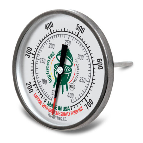 Big Green Egg Deksel Thermometer M-S-MX-MN