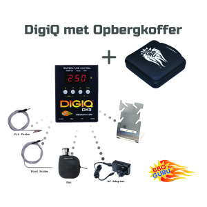BBQ Guru DigiQ DX3 Set met Opbergkoffer