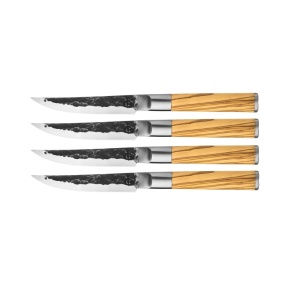 Forged Olive Steakmessen 4 stuks