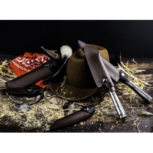 Forged leather vleesmes