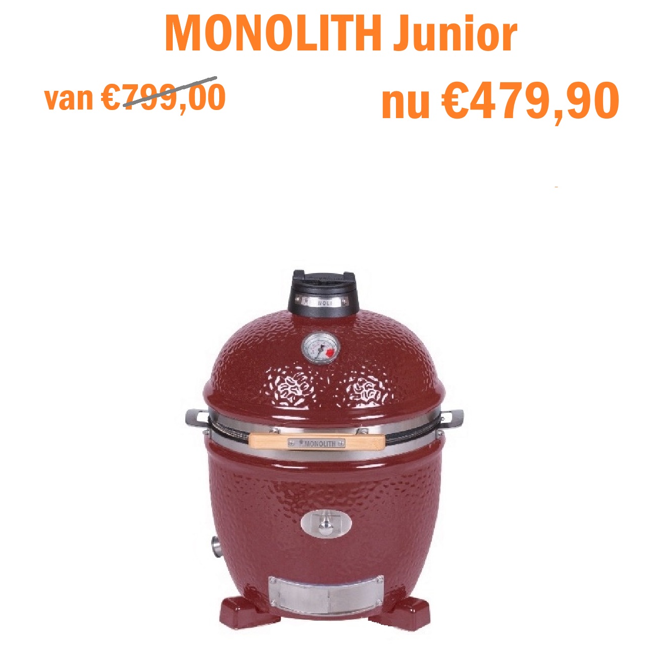 Monolith Junior Pro 2.0 Rood Inbouw