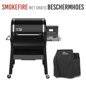 Weber SmokeFire EX64 GBS Pellet BBQ met Gratis Beschermhoes
