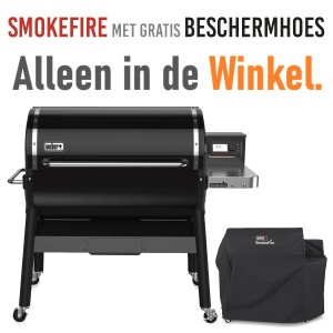 Weber SmokeFire EX6 GBS Pellet BBQ met Gratis Beschermhoes