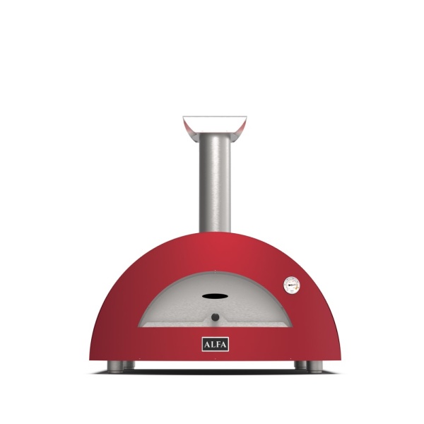 vAlfa Forni Pizzaoven Moderno 2 Pizze Rood Hout