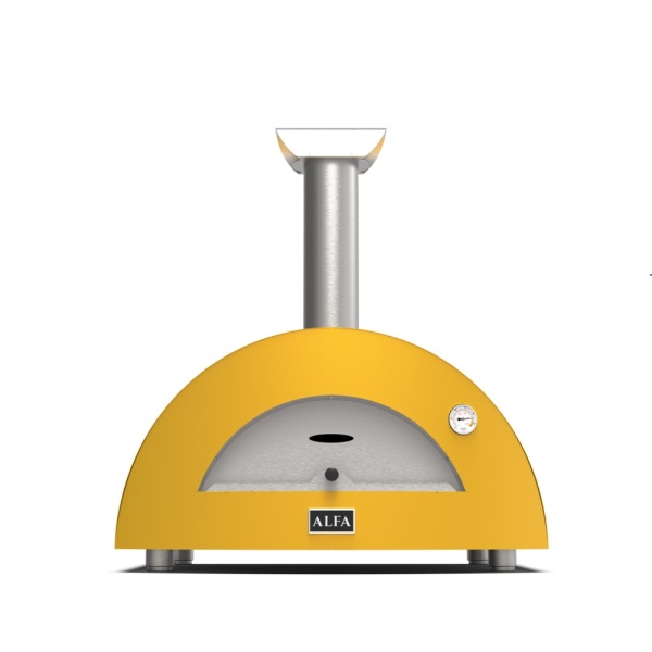 Alfa Forni Pizzaoven Moderno 3 Pizze Geel Hout