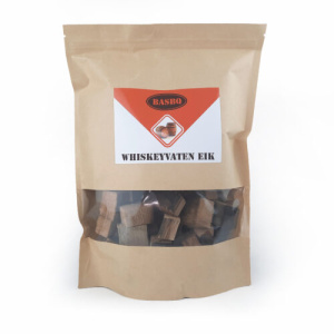 BASBQ Whiskey Eik Chunks 1 kg
