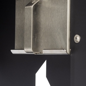 Braaimaster Asschep Houder RVS