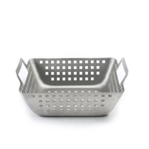 Grillwok RVS 21x21x7 cm