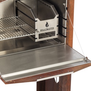 Braaimaster Single Deur Inleg RVS