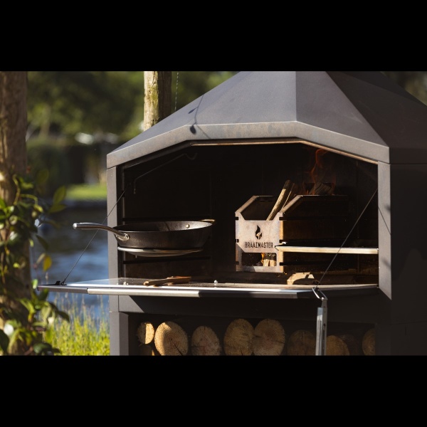 Braaimaster Wokhouder RVS - Afbeelding 4
