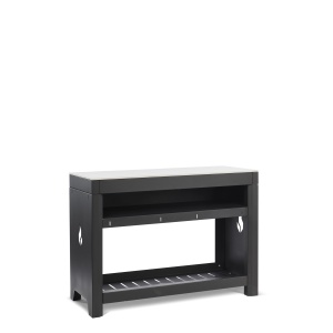 Braaimaster Zijtafel Duo Black Licht Grijs Blad