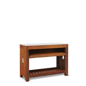 Braaimaster Zijtafel Duo Corten Licht Grijs Blad