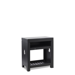 Braaimaster Zijtafel Single Black Antraciet Blad