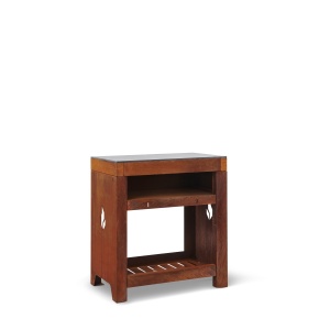 Braaimaster Zijtafel Single Corten Antraciet Blad