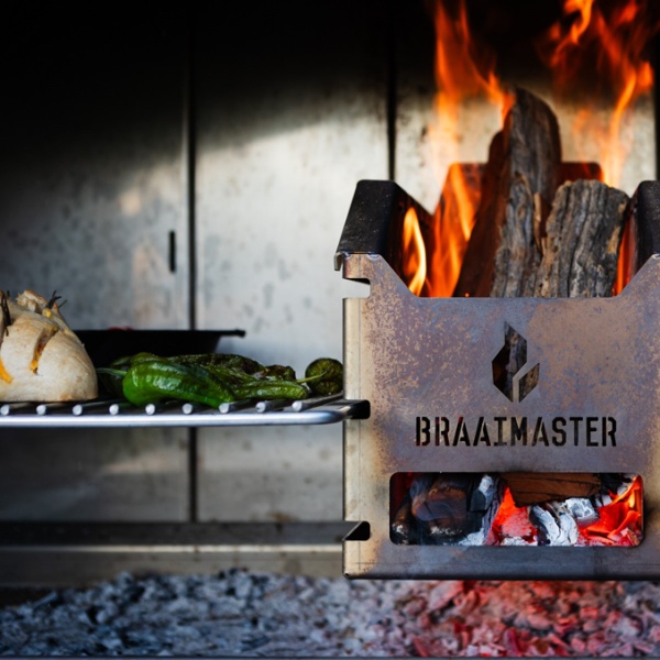 Braaimaster Vrijstaand Single Cortenstaal met Onderstel - Afbeelding 6