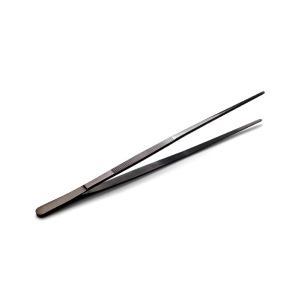 Pincet Zwart Gecoat 30 cm