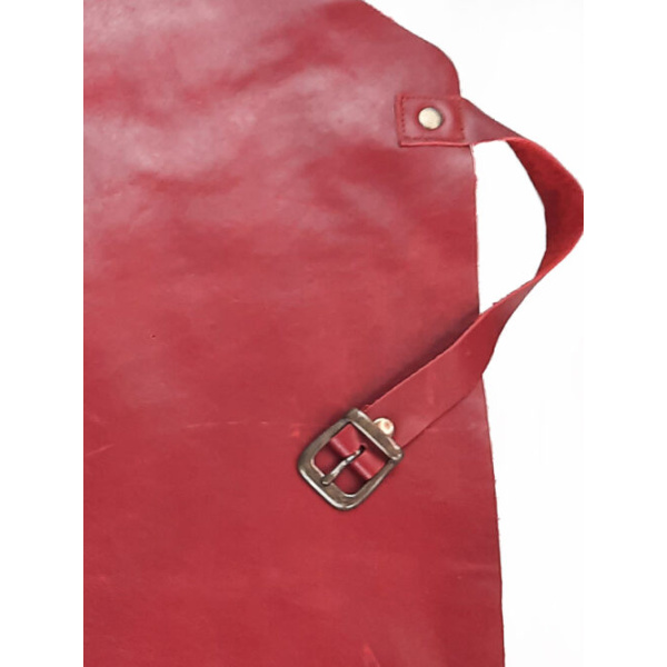 Lederen Schort Rood - Afbeelding 3