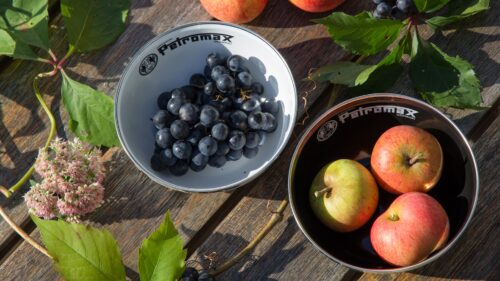 Petromax Emaille Kom Zwart 2 stuks - Afbeelding 2