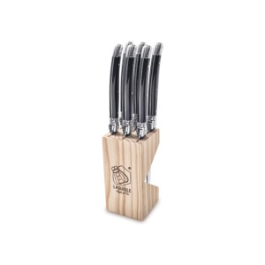 Laguiole Premium Line Steakmessen Zwart