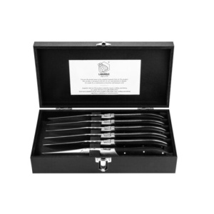 Laguiole Luxury Line Steakmessen Ebbenhout