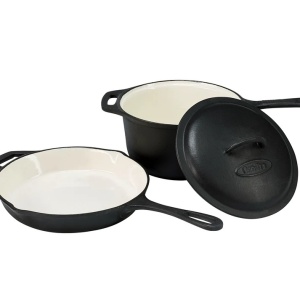 Bon-fire Geemailleerde Sauspan en Skillet
