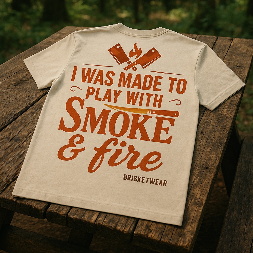 Brisketwear T-shirt Off-White S tm 3XL - Afbeelding 3