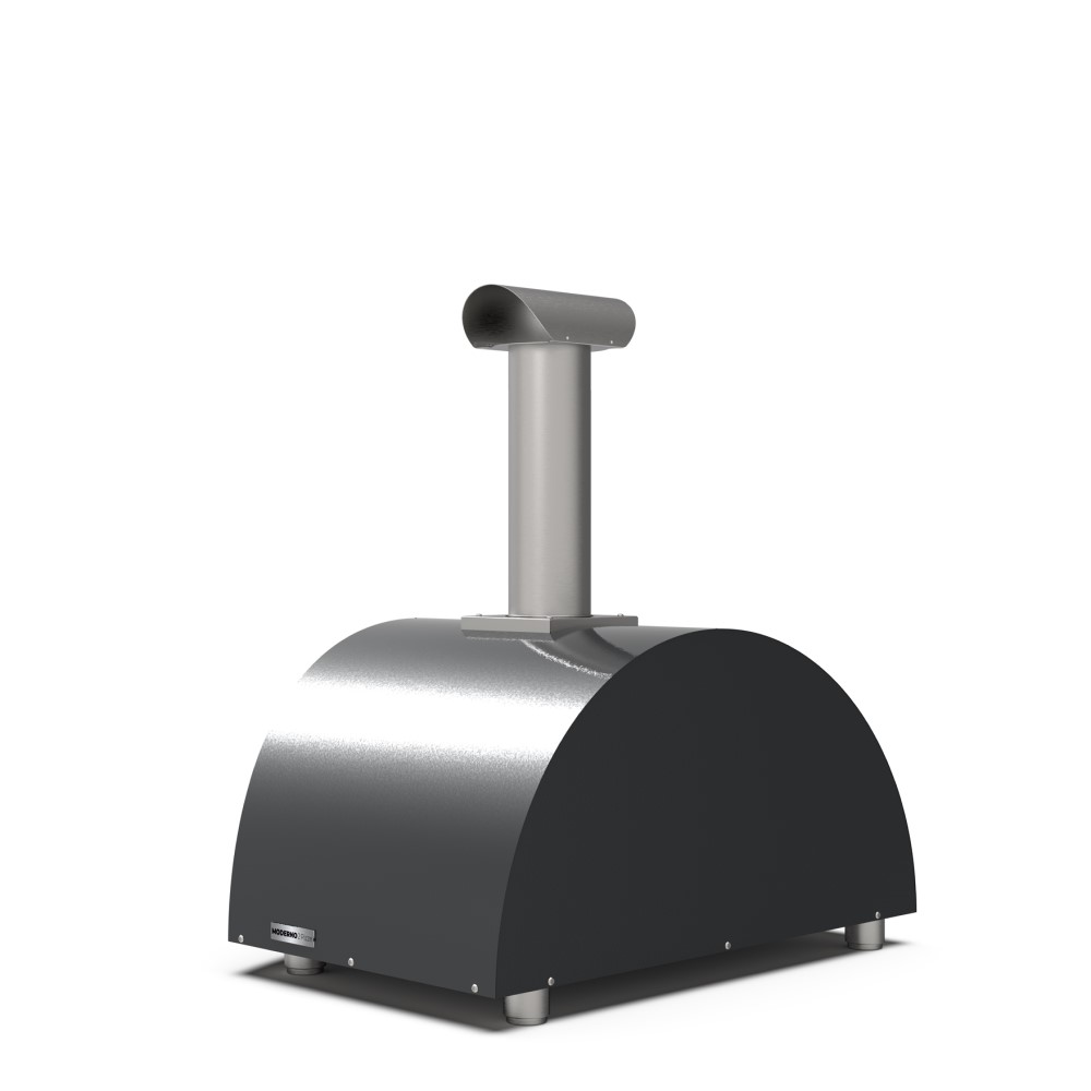 Alfa Forni Pizzaoven Moderno 2 Pizze Grijs Hout