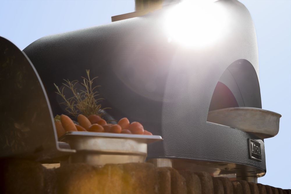 Alfa Forni Pizzaoven Moderno 2 Pizze Grijs Hout - Afbeelding 9