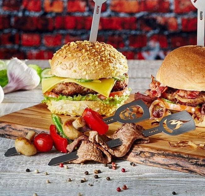 GEFU Hamburgerspiesjes TORRO 2 st - Afbeelding 5