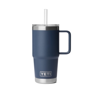 Yeti Rambler Straw Mug Navy 25 oz - 739 ml