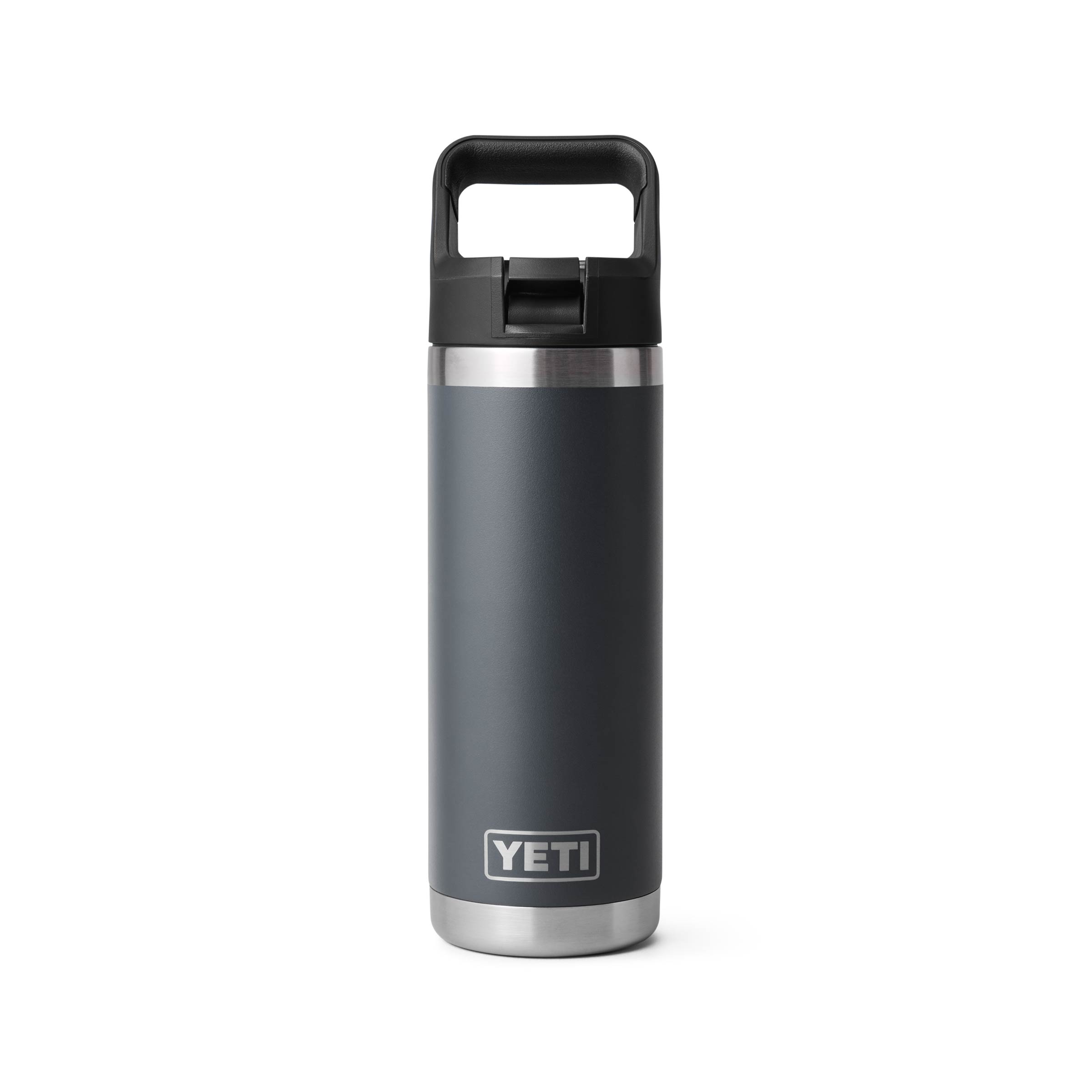 Yeti Rambler Straw Bottle Charcoal 18 oz - 532 ml