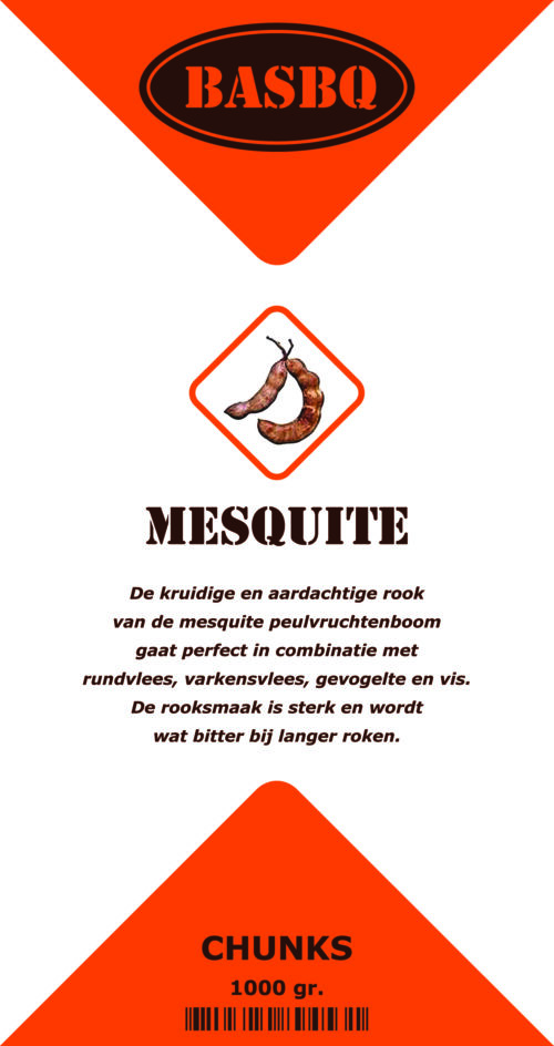 BASBQ Mesquite Chunks 1 kg - Afbeelding 8