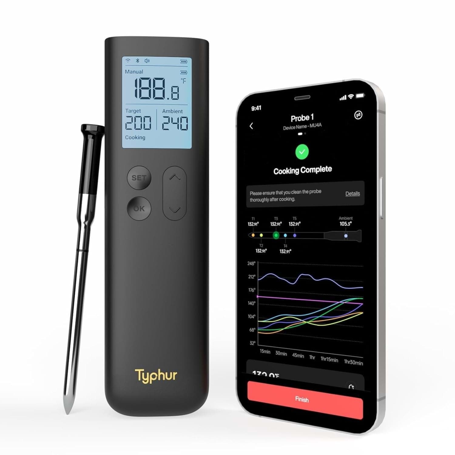 Typhur Sync Gold Lite Draadloze Thermometer - Afbeelding 3
